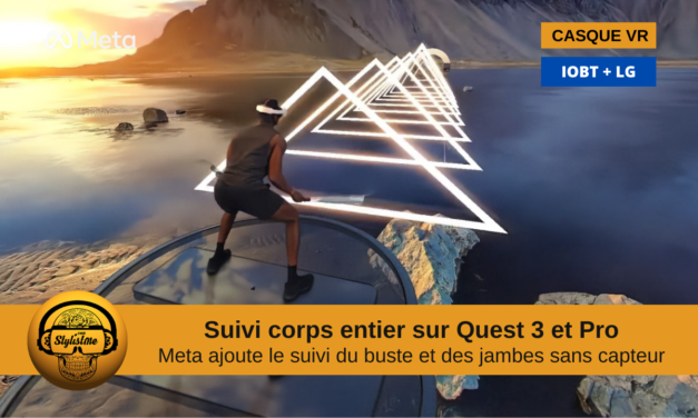 Suivi précis du corps entier avec le Meta Quest 3 (IOBT et LG)