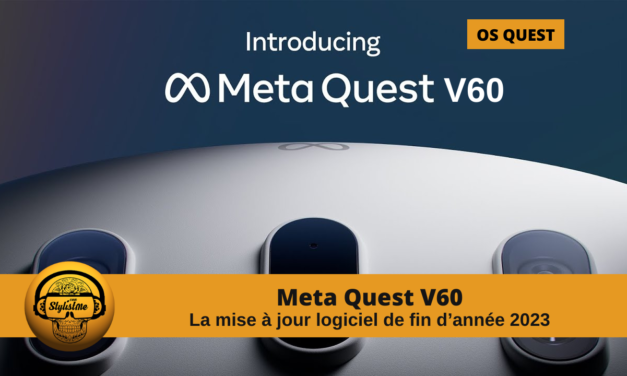 Quest V60 la mise à jour avant noël pour booster le Meta Quest 3