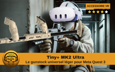TinyPlus MK2 ultra le gunstock tout terrainpour Meta Quest 3