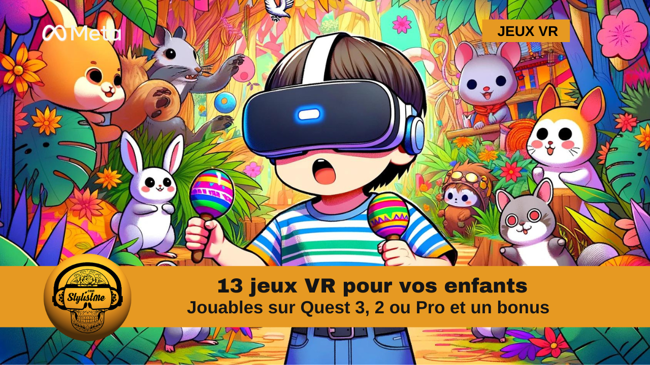 jeux VR enfant Quest 3