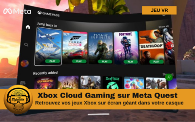 Xbox Cloud Gaming accessible en VR avec votre Meta Quest