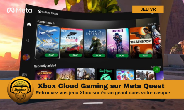 Xbox Cloud Gaming accessible en VR avec votre Meta Quest