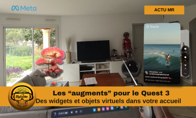 Augments la réalité augmenté encore améliorée pour le Meta Quest 3