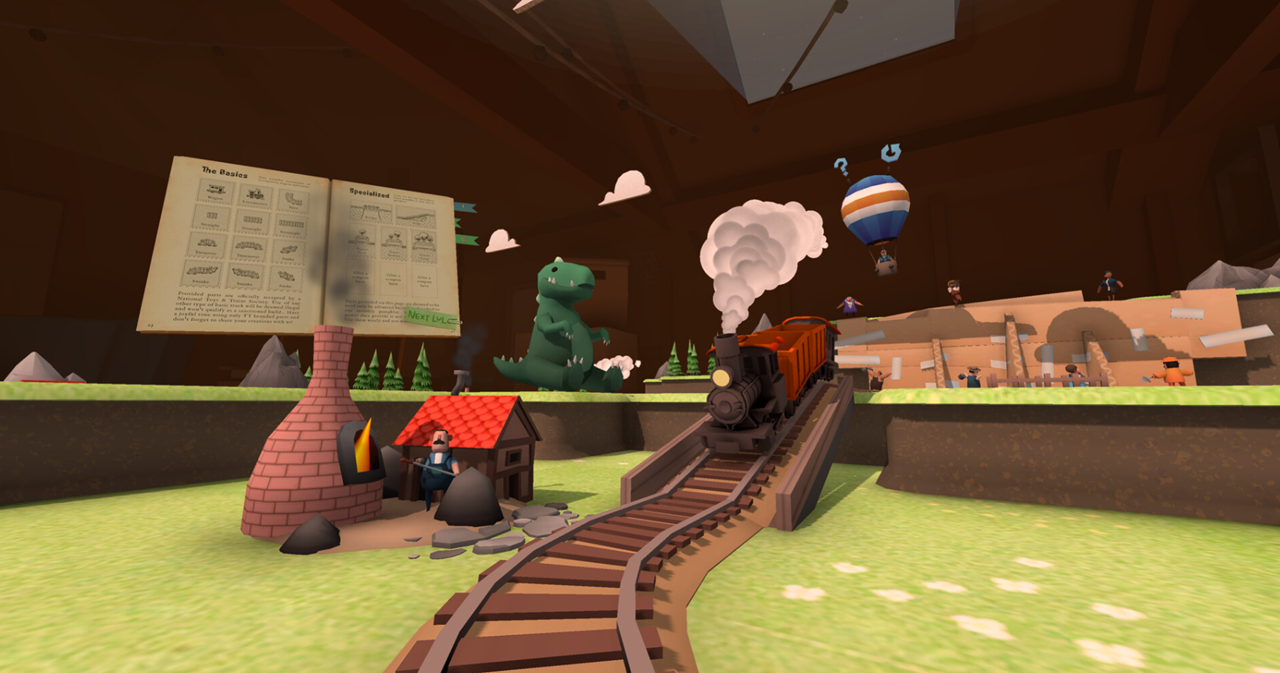 trains électriques en VR