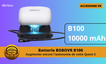 BOBOVR B100 Batterie de 10000 mAh pour sangles M3 M2 ou S3 Pro