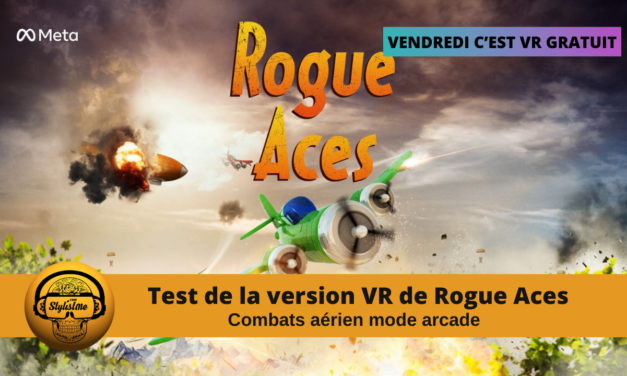 Rogue Aces VR combats aériens jeu gratuit du vendredi pour Quest