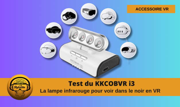 KKCOBVR i3 test de la lampe LED pour jouer dans le noir en VR