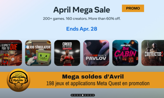 Promo Quest Avril 2024 jeux et apps sur Meta Quest Store