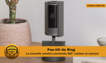 Pan-Tilt de Ring nouvelle caméra connectée d’intérieur à 360 degrés