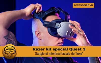 Razer Quest 3 : interface faciale et sangle confort spécial gamer
