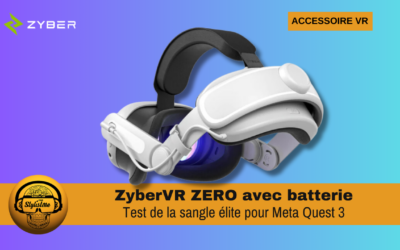Sangle Elite Zyber batterie de 6 000 mAh pour Meta Quest 3