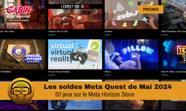 Soldes Meta Horizon Store une sélection de 50 jeux à -30% mai 2024