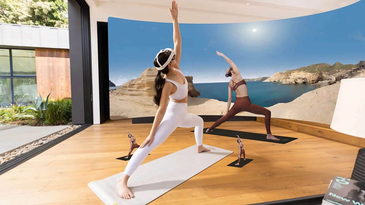 Yoga en VR AloMoves Quest1