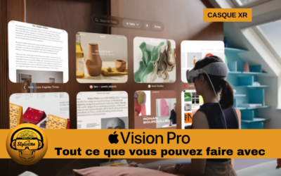 Apple Vision Pro fonctions que peut on faire avec ?