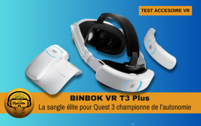 BINBOK VR T3 Plus pour Meta Quest 3 : la sangle Elite surpuissante