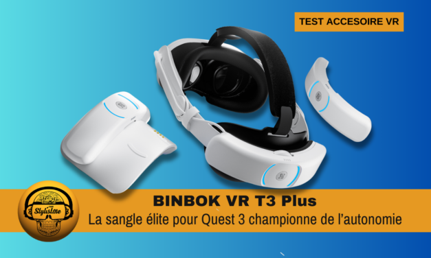 BINBOK VR T3 Plus pour Meta Quest 3 : la sangle Elite surpuissante