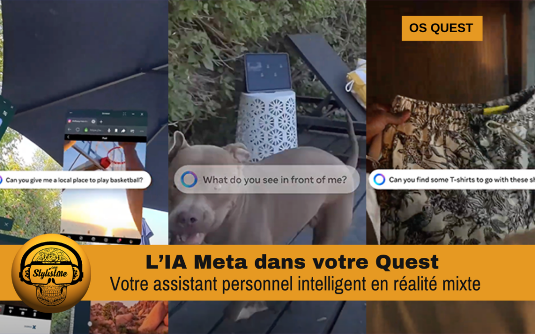 Meta IA Quest l&rsquo;intelligence artificielle intégrée dans votre casque de réalité mixte