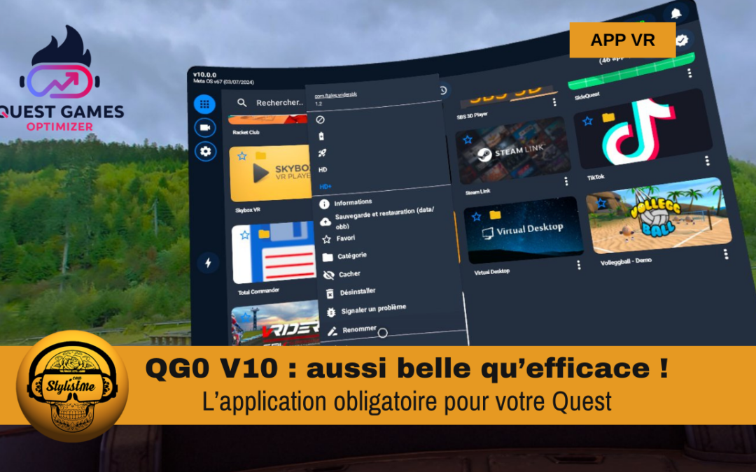 QGO V10 l&rsquo;application indispensable pour Quest fait peau neuve