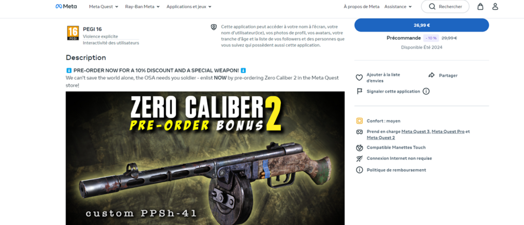 Zero Caliber 2 : pas une simple suite, du lourd, du très lourd