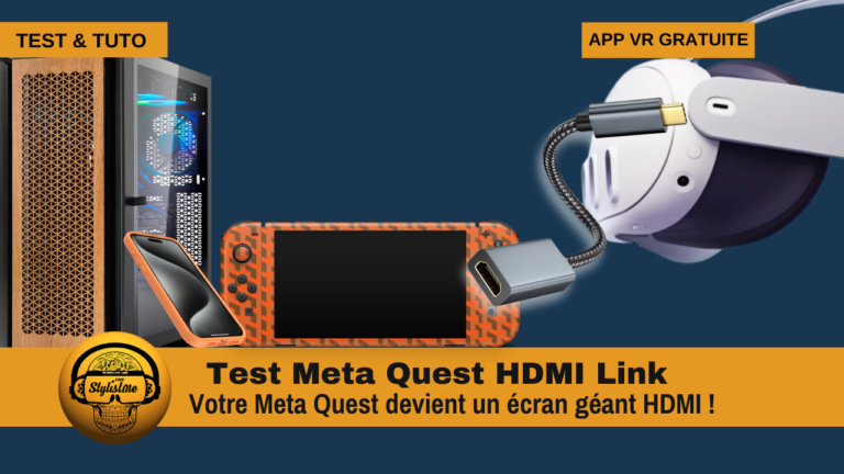 Meta Quest HDMI Link : vos sources HDMI en grand écran