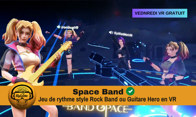 Band Space un Rock Band ou Guitare Hero en réalité virtuelle