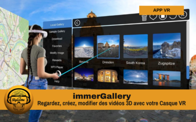 immerGallery : regarder, créer, modifier photos ou vidéos 3D en VR