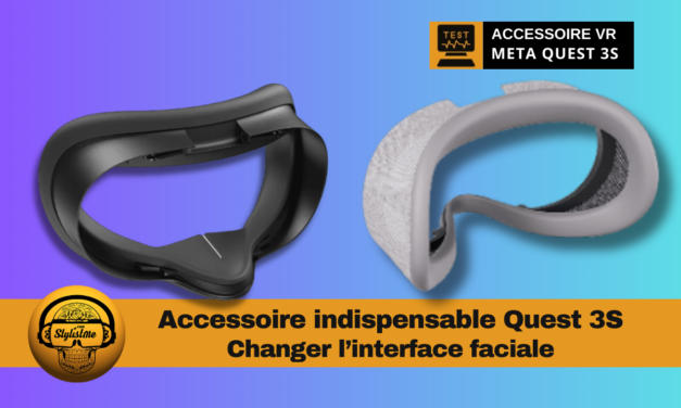 Interface faciale Quest 3S : premier accessoire indispensable