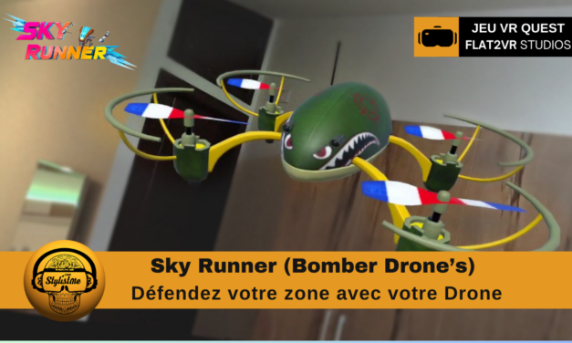 Sky Runner combats avec votre drone chez vous en réalité mixte