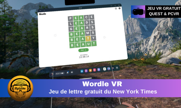 Wordle VR le jeu du New York Times jouable sur Meta Quest