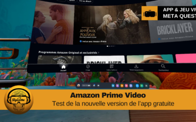 Amazon Prime Video Quest 3 : meilleure option pour le streaming vidéo