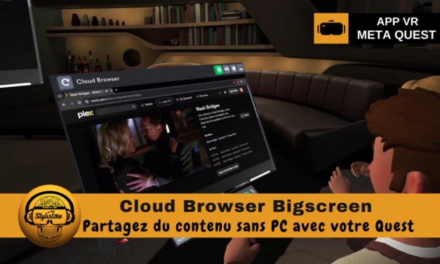 Bigscreen Cloud Browser pour Quest : le partage d’écran sans PC