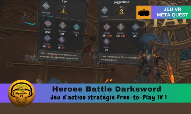 Heroes Battle Darksword un deck game épique en réalité virtuelle