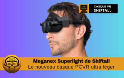 Meganex Superlight Shiftall : casque PCVR 8K micro OLED ultra léger
