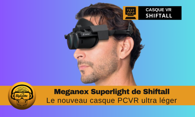 Meganex Superlight Shiftall : casque PCVR 8K micro OLED ultra léger