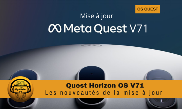 Quest V71 nouveautés de la mise à jour Horizon OS