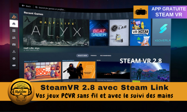 SteamVR 2.8 PCVR avec le suivi des mains sur Meta Quest et Steam Link