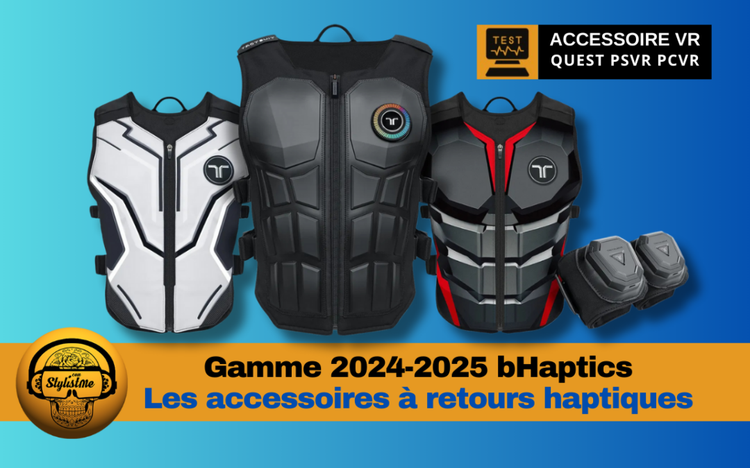 bHaptics : nouveaux accessoires haptiques plus abordables