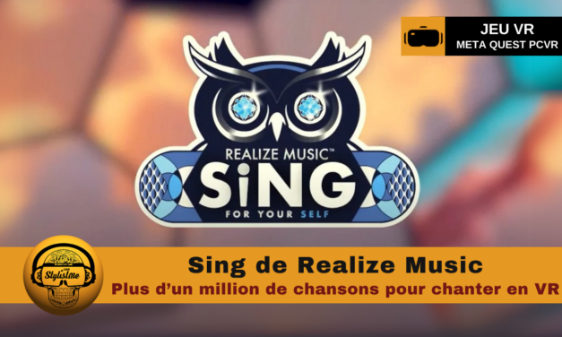 Realize Music Sing le chant en réalité virtuelle