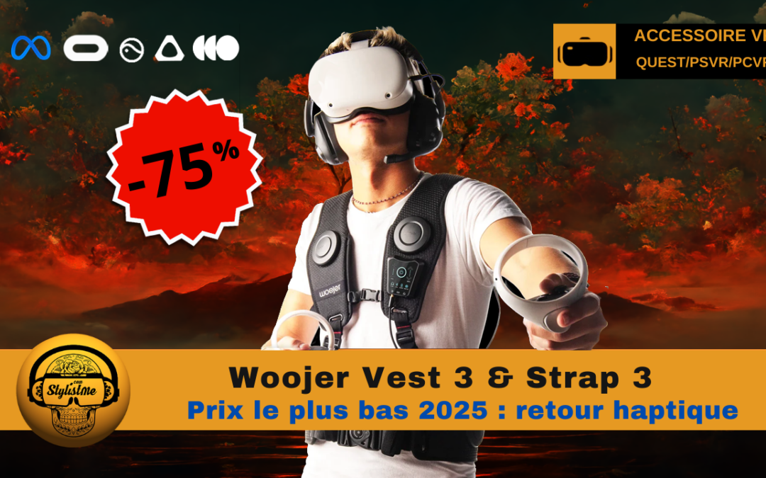 Promo Woojer Vest 3 et strap soldés à  moins 75  %