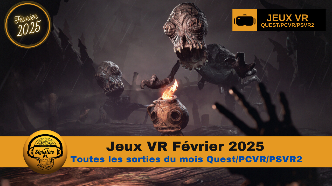 Jeux VR février 2025 10 sorties à venir sur Meta Quest, PSVR2 et PCVR