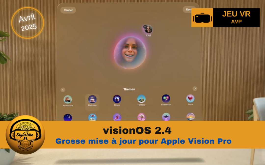 visionOS 2.4 : Nouvelles fonctionnalités pour l’Apple Vision Pro