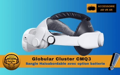 Globular Cluster CMQ3 test avis sangle halo pour Meta Quest 3/3s