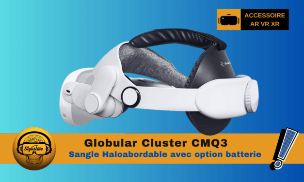 Globular Cluster CMQ3 test avis sangle halo pour Meta Quest 3/3s