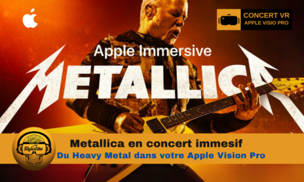Metallica Apple Vision Pro le duo hard rock en concert immersif