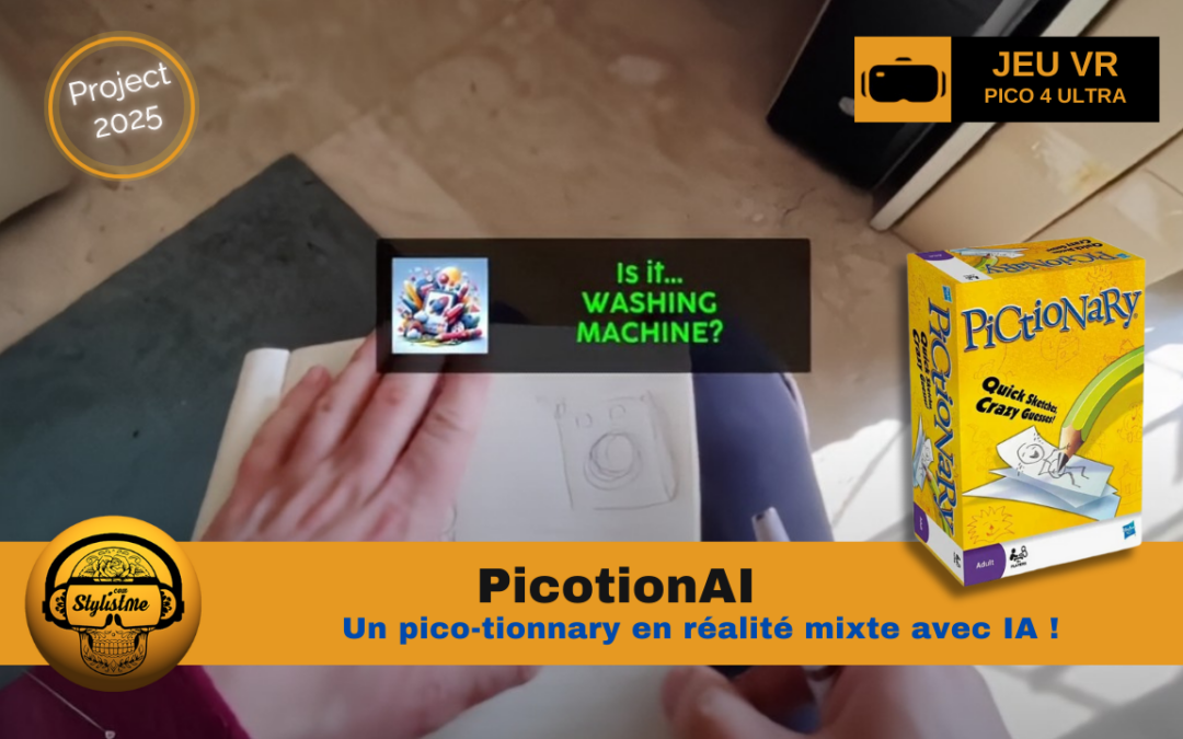 PicotionAI : un Pictionary contre l’IA en réalité mixte sur Pico