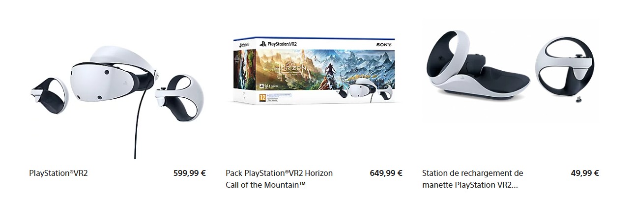 Prix PSVR 2 2025