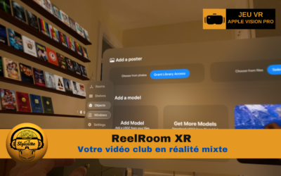 ReelRoom votre vidéoclub dans votre salon (Vision Pro)