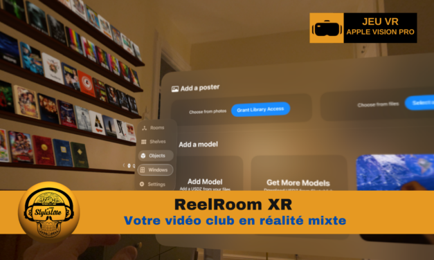 ReelRoom votre vidéoclub dans votre salon (Vision Pro)