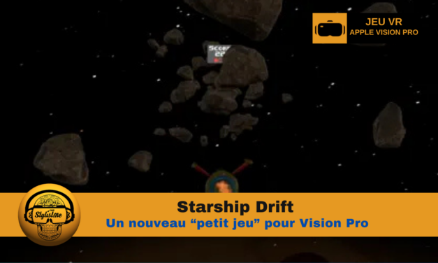 Starship Drift  : l’arcade spatiale s’invite sur Apple Vision Pro