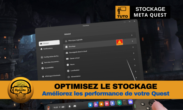 Stockage Meta Quest comment l’optimiser (tuto)